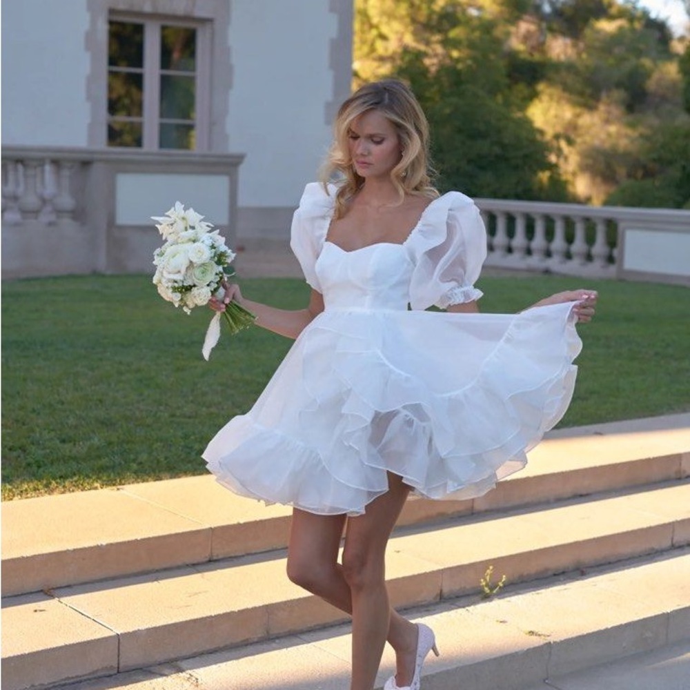 Selkie The Ivory Bebe Bloom Dress